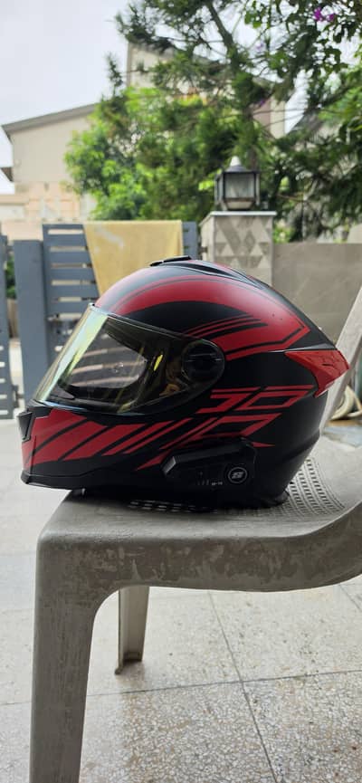 ID index bike helmet with intercom