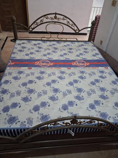 self made iron  double bed