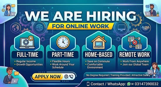 We are hiring candidates for Digital marketing and e-commerce