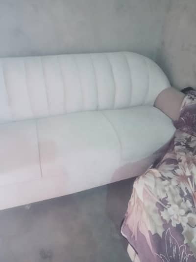 steel bed and 5 seater sofa , condition 10/10 sofa price is 30000