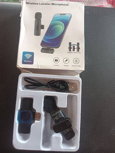 K9 Wireless Collar Mic & Type C Supported Wireless Microphone
