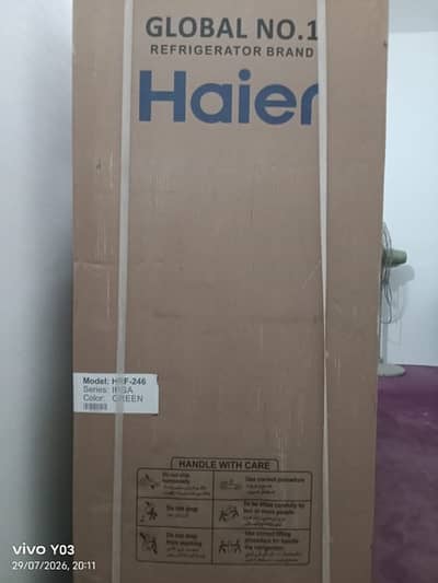Haier HRF-246IPRA Smart Inverter Refrigerator 10CF| 246 Liters