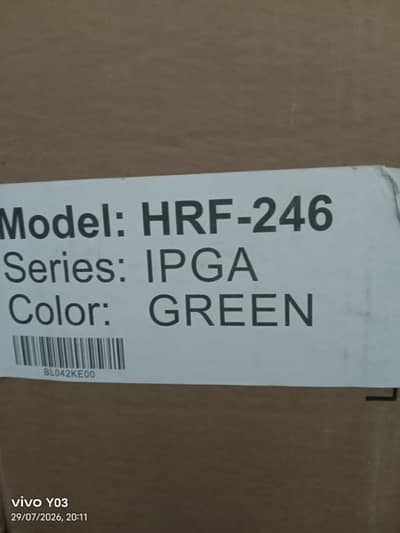 Haier HRF-246IPRA Smart Inverter Refrigerator 10CF| 246 Liters