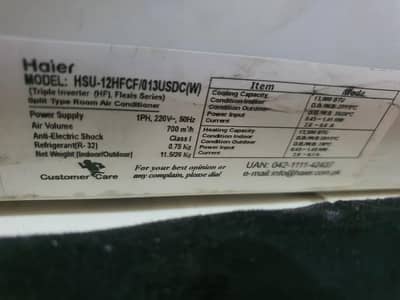 Haier AC for sale
