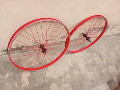 silver rim 26 inch Good condition ma ha