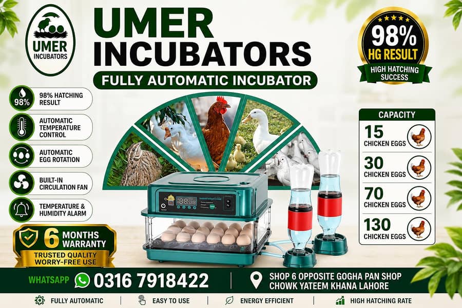 Automatic Egg Incubator | Egg Hatching Machine | Incubator | Brooder 3