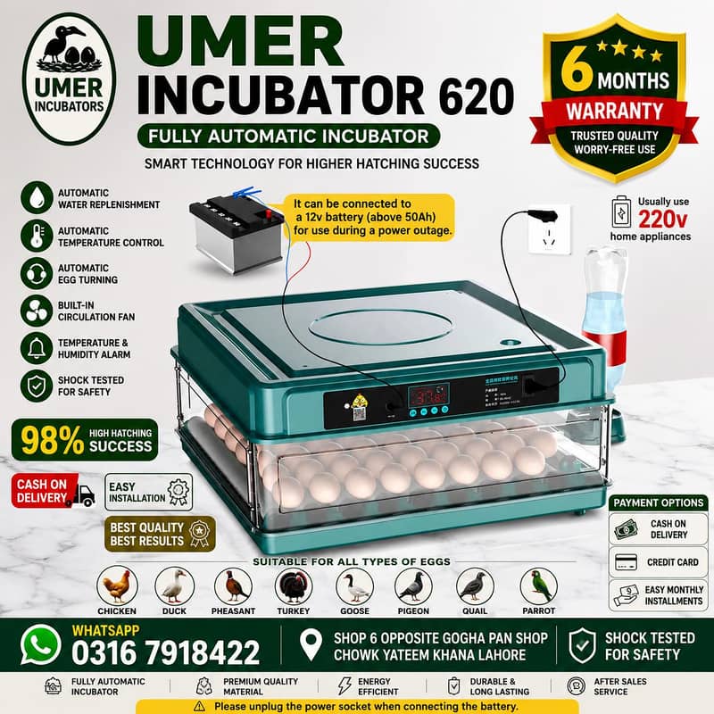 Automatic Egg Incubator | Egg Hatching Machine | Incubator | Brooder 5
