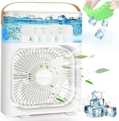 Portable mini Air cooler with night light