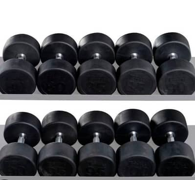 rabar coted dumbbell.