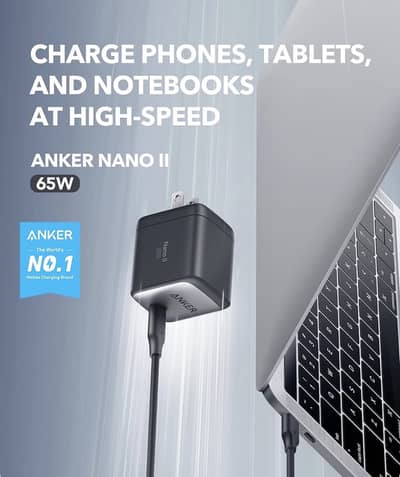 Anker Nano II 65w Charger for Mobile and Laptop