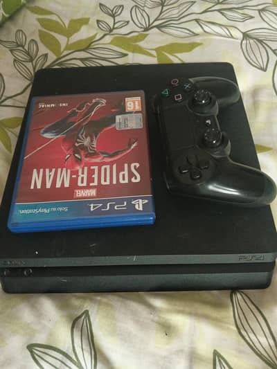 Ps4 slim 1 TB with 2 dual shock controller original sealed 60000