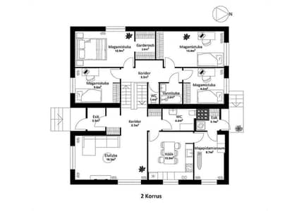2d House plan Submission Drawing For New house