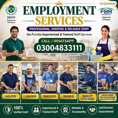 Professional Workforce & Manpower Solutions | Skilled & Unskilled