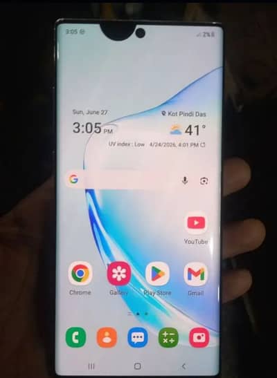 Samsung note 10 plus (duel sim)