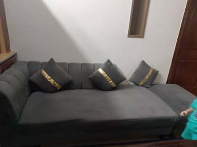L shape sofa set  good  condition