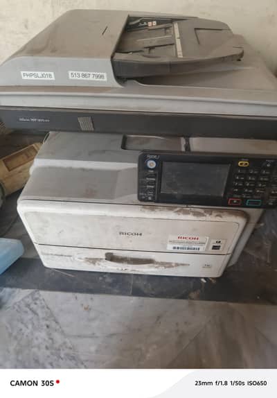 Ricoh mp301 All in one photocopier printer