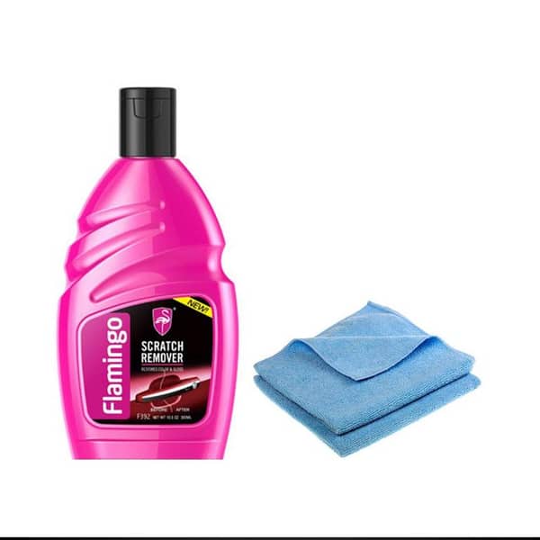 Flamingo Scratch Remover & Swirl Restorer | Paint Repair Polish & Clear Coat Fine Mark Remover (300ml)