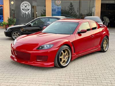 Mazda RX8 2003 2jz gte 3.0 turbo engine w58 gear hx35 turbo