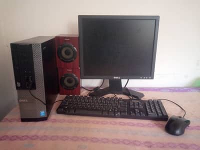 Dell PC complete setup with intel corei5 4th generation 8GB RAM CPU