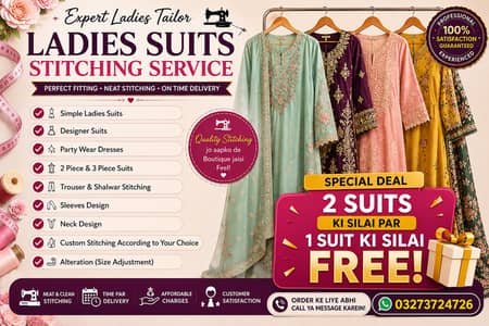 Expert Ladies Tailor | Custom Suit Stitching | Designer Dresses