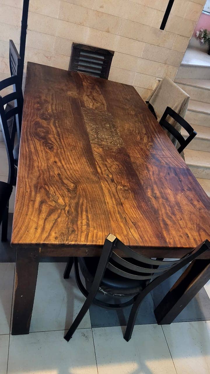 solid wood table 1
