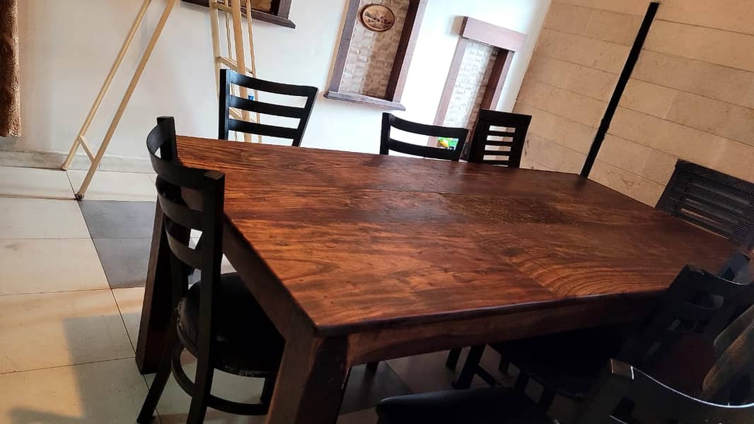 solid wood table 2