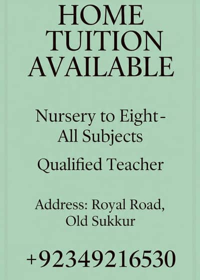 experienced teacher