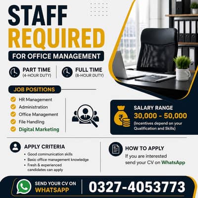 Hiring as company job in Lahore