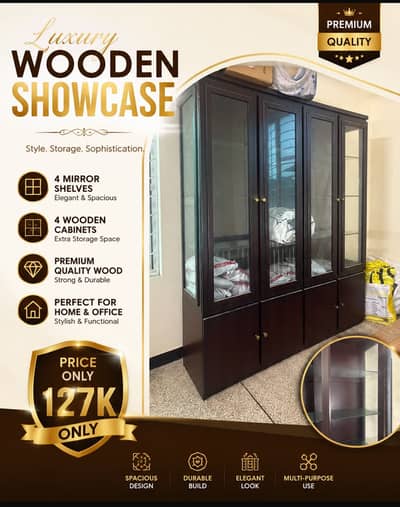 Showcase || Wooden Showcase || Luxury Showcase for Sale