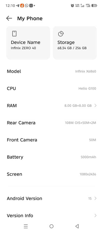 Infinix Zero 40 03458668699