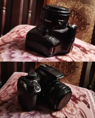 Canon EOS 1300D DSLR + Canon 50mm f/1.8 Lens (Wi-Fi Enabled)