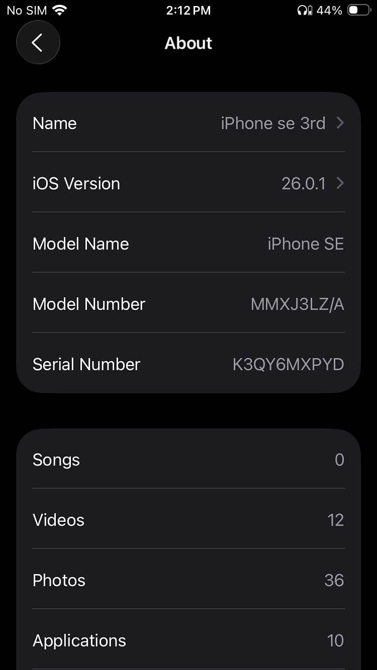 Apple iPhone SE 3rd generation 4