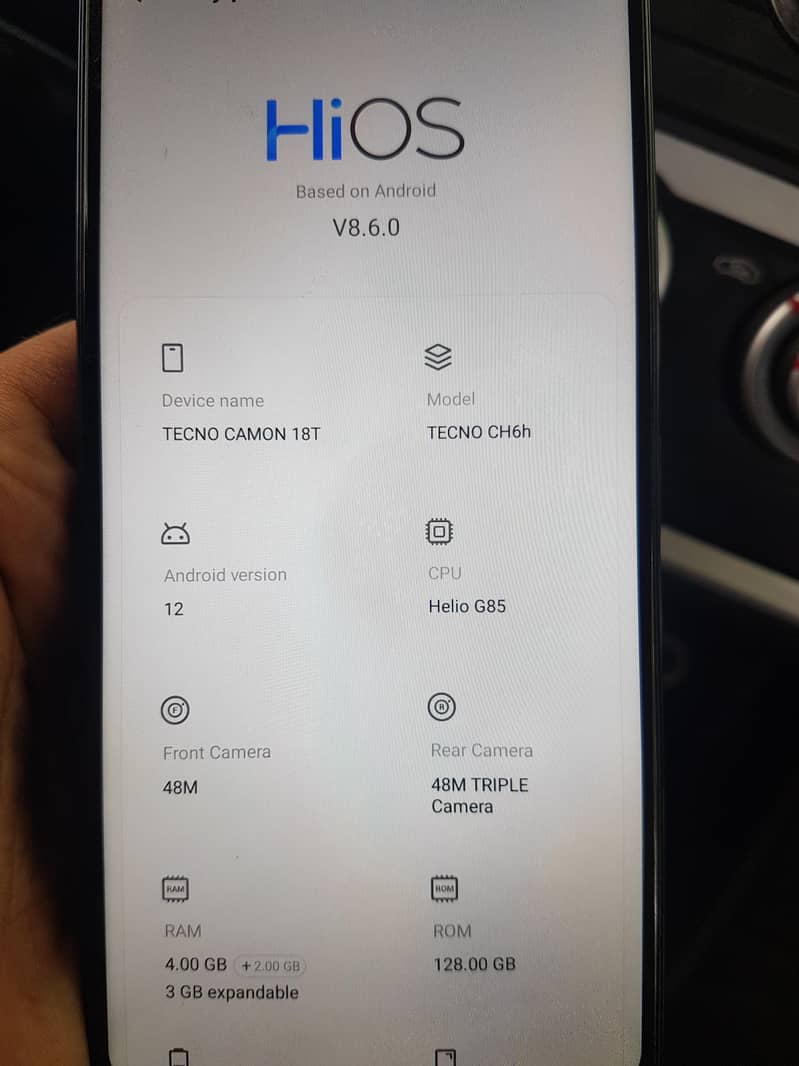 Tecno CAMON 18T 3