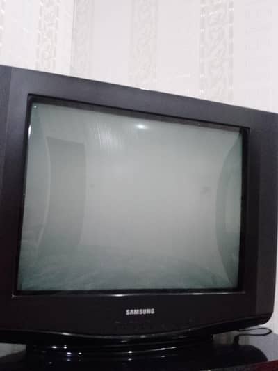 television with tv trolley for sale