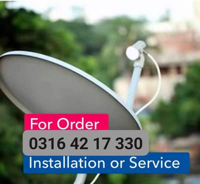 Lahore HD Dish Antenna Network 0316 4217330