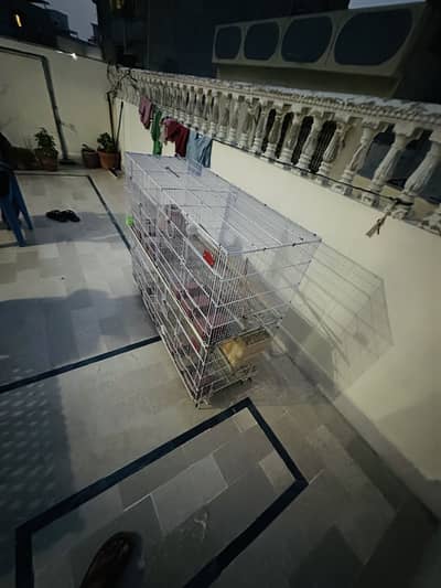 Bird cage 4 section