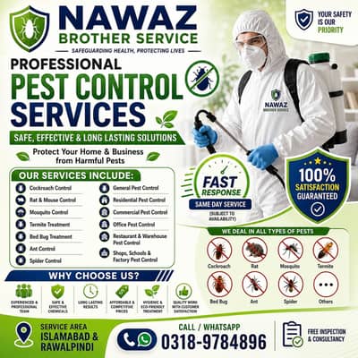 Cockroach, Bed Bug & Rat Control Services | Fumigation & Pest Contro