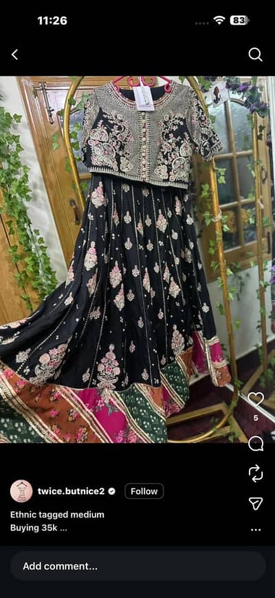 Ethnic Lehnga Choli.