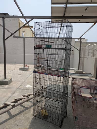 1.5 by 2  4 Portion Folding Cage