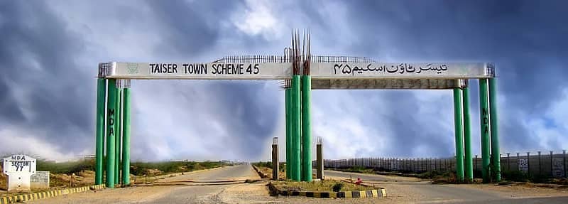 80 Sq Yds Plot For Sale in Sector 73, 74 and 81, Taiser Town, Karachi