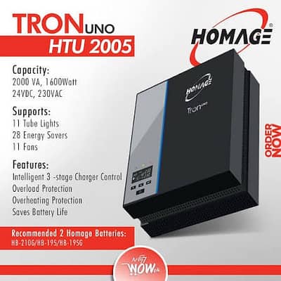 Homage Tron Uno UPS Inverter 1000 Watt/24V - Used & Perfect Working