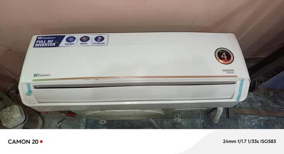 60days used 1.5 ton zero meter ac new model