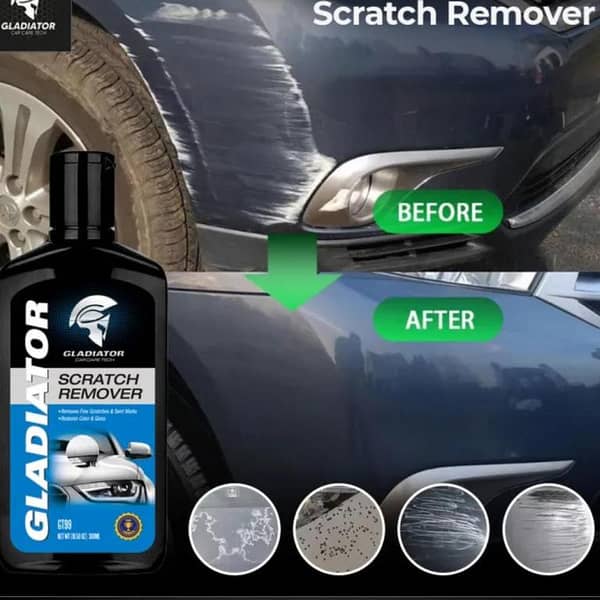 Gladiator Scratch Remover & Swirl Restorer | Clear Coat Paint Repair Compound, Paint Restorer & Finish Polish (300ml)