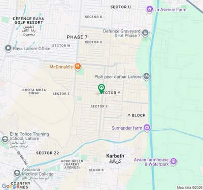 (Hot Investment) Excellent Investment Opportunity 1 Kanal Plot Available In Block Y, DHA Phase 7