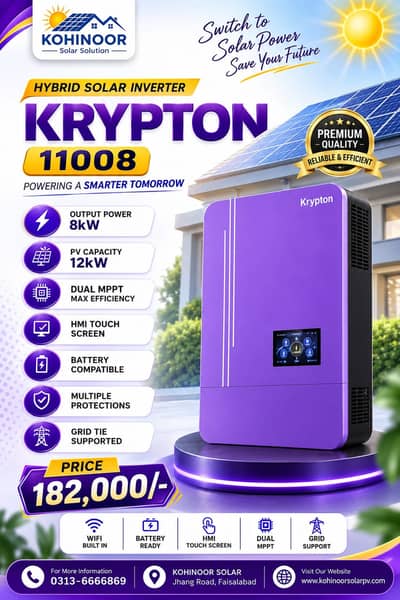 knox 8.5kw krypton 11008 Inverter Lithium Batteries