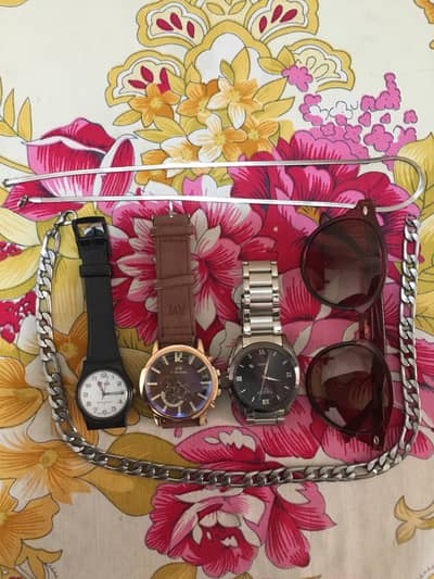 watches and glasses