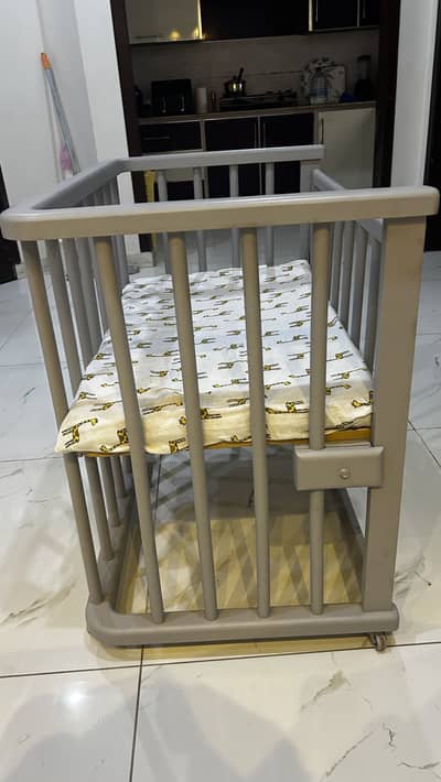  Premium Wooden Baby Cot / Crib with Mattress