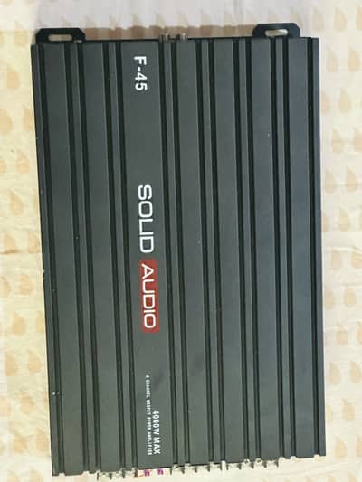 Solid Audio F-45 4000watt 4 channel amplifier