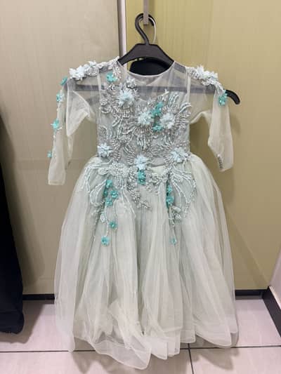 Mint green Dress for age 3-5