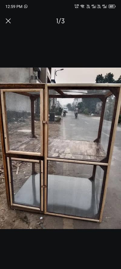 Gig wooden cage